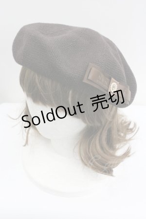 画像: m petit by misako / NINA'Sコラボベレー  ブラウン I-26-01-27-089-LO-AC-SA-ZTK033