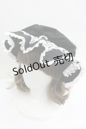 画像: Moonrise Theater / "Love"ナイトキャップ  黒ｘ白 I-26-01-27-091-EL-AC-SA-ZI