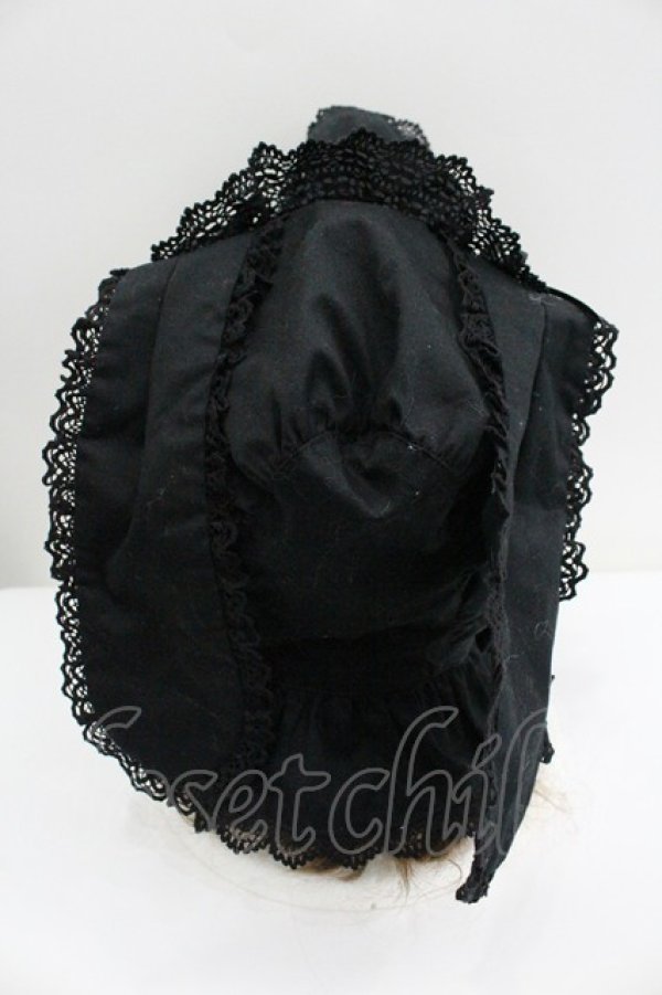 画像3: BABY,THE STARS SHINE BRIGHT / うさみみボンネット  黒 I-26-01-27-094-BA-AC-SA-ZI (3)