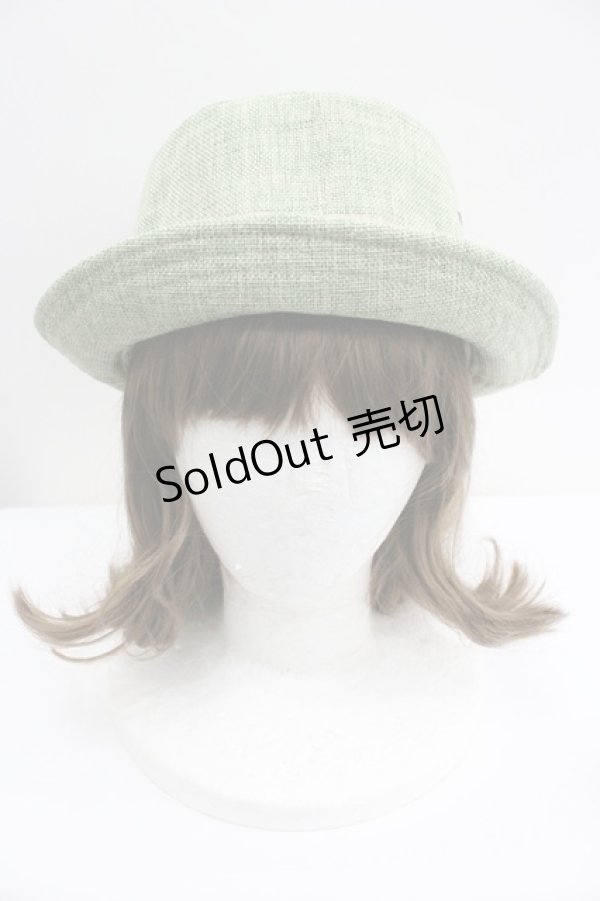 画像2: axes femme / 蝶プリントハット  グリーン I-26-01-27-096-AX-AC-SA-ZI (2)