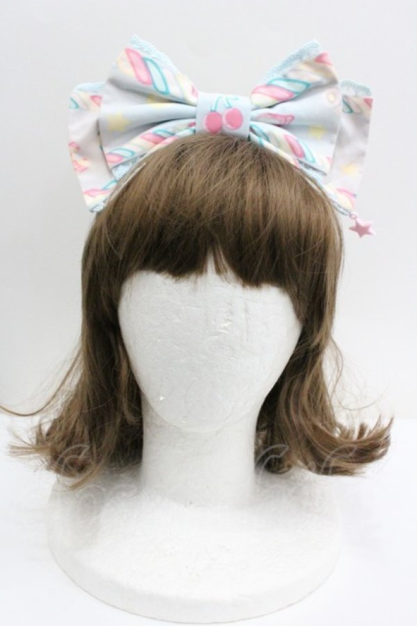 画像1: Angelic Pretty / Sugary Carnivalカチューシャ  サックス I-26-01-27-101-AP-AC-SA-ZI (1)
