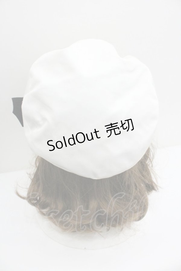 画像3: metamorphose / セーラーハット  白Ｘ黒 I-26-01-27-010-ME-AC-SA-ZI (3)