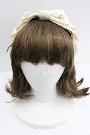 画像: Innocent World / リボンカチューシャ  生成り I-26-01-27-104-IW-AC-SA-ZI