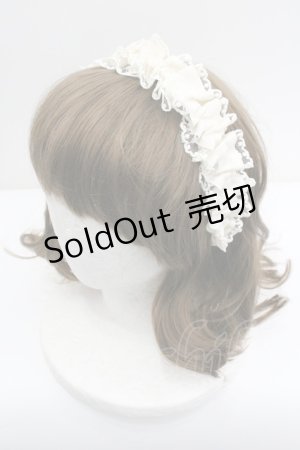 画像: m petit by misako / TT*AMレースカチューシャ  アイボリー I-26-01-27-105-LO-AC-SA-ZI