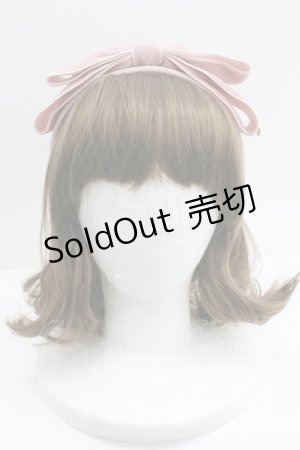 画像: PINK HOUSE / big ribbon katyusha  ピンク I-26-01-27-106-LO-AC-SA-ZI