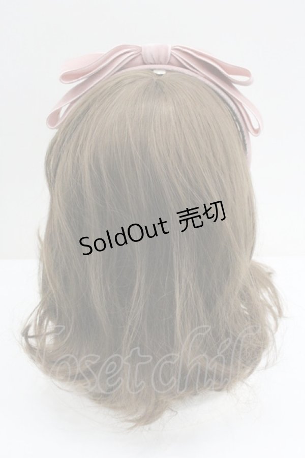 画像2: PINK HOUSE / big ribbon katyusha  ピンク I-26-01-27-106-LO-AC-SA-ZI (2)