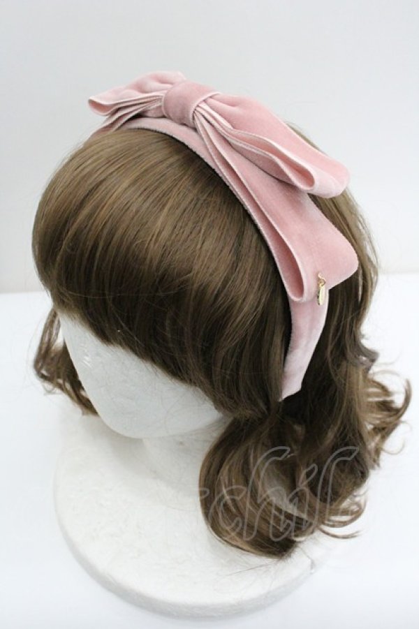 画像3: PINK HOUSE / big ribbon katyusha  ピンク I-26-01-27-106-LO-AC-SA-ZI (3)