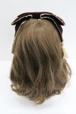 画像3: axes femme kawaii / タッセル付リボンヘッドドレス  ボルドー I-26-01-27-108-AX-AC-SA-ZI (3)