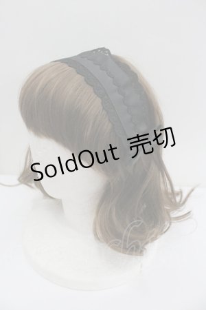 画像: m petit by misako / TT*AMヘッドドレス  黒 I-26-01-27-111-LO-AC-SA-ZI