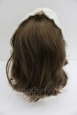 画像3: LOLITAその他(お買取対象外) / モヘアヘッドドレス  シロ×ゴールド I-26-01-27-112-LO-ZA-SA-ZI (3)