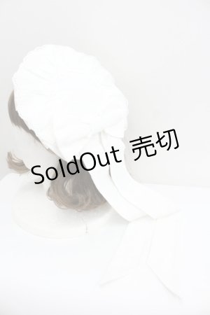 画像: Moi-meme-Moitie / Gardeniaヘッドドレス  白 I-26-01-27-115-MO-AC-SA-ZI