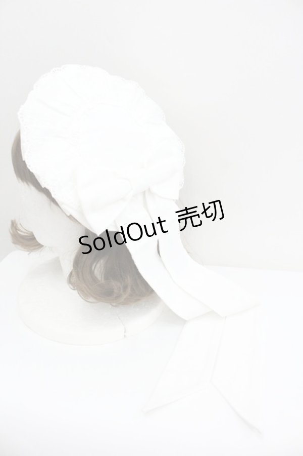 画像1: Moi-meme-Moitie / Gardeniaヘッドドレス  白 I-26-01-27-115-MO-AC-SA-ZI (1)