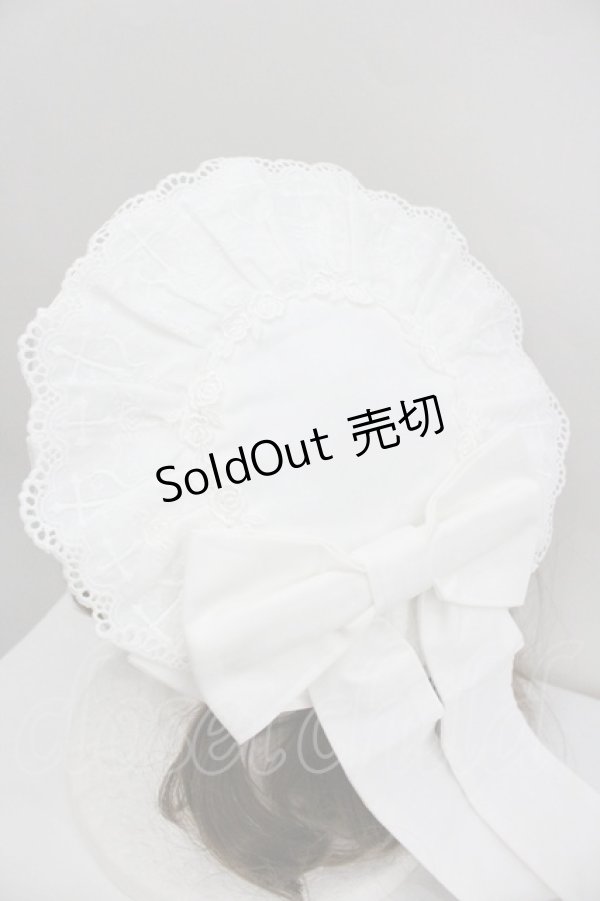 画像2: Moi-meme-Moitie / Gardeniaヘッドドレス  白 I-26-01-27-115-MO-AC-SA-ZI (2)