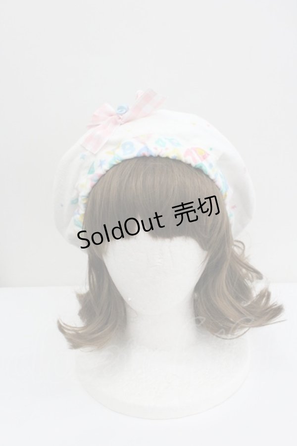 画像1: Nile Perch / babyベレー  白 I-26-01-27-116-LO-AC-SA-ZT0206V (1)