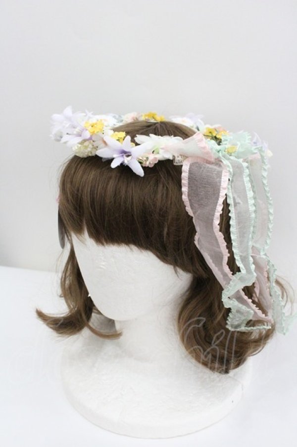 画像1: BABY,THE STARS SHINE BRIGHT / Spring Garden 花冠  ミントＸカラフル I-26-01-27-118-BA-AC-SA-ZI (1)