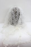 画像1: BABY,THE STARS SHINE BRIGHT / フラワーレースビジューヴェール  白 I-26-01-27-123-BA-AC-SA-ZI (1)