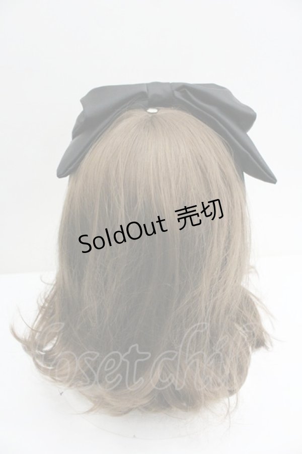 画像3: Secret Honey / リボンカチューシャ  黒 I-26-01-27-012-CA-AC-SA-ZT618-F001 (3)