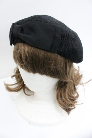 画像: m petit by misako / AMリボンサーモベレー  ブラック I-26-01-27-020-LO-AC-SA-ZI