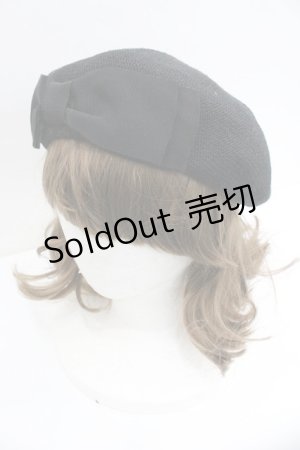 画像: m petit by misako / AMリボンサーモベレー  ブラック I-26-01-27-020-LO-AC-SA-ZI