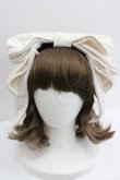 画像1: Hoshibako Works / お人形風ラッピングリボンカチューシャ  アイボリー I-26-01-27-003-LO-AC-SA-ZI (1)