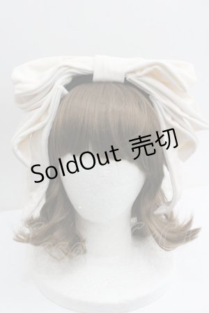 画像: Hoshibako Works / お人形風ラッピングリボンカチューシャ  アイボリー I-26-01-27-003-LO-AC-SA-ZI