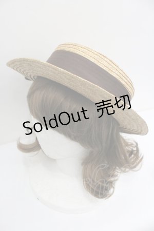 画像: Innocent World / ストロベリーハット  ブラウン I-26-01-27-028-IW-AC-SA-ZI