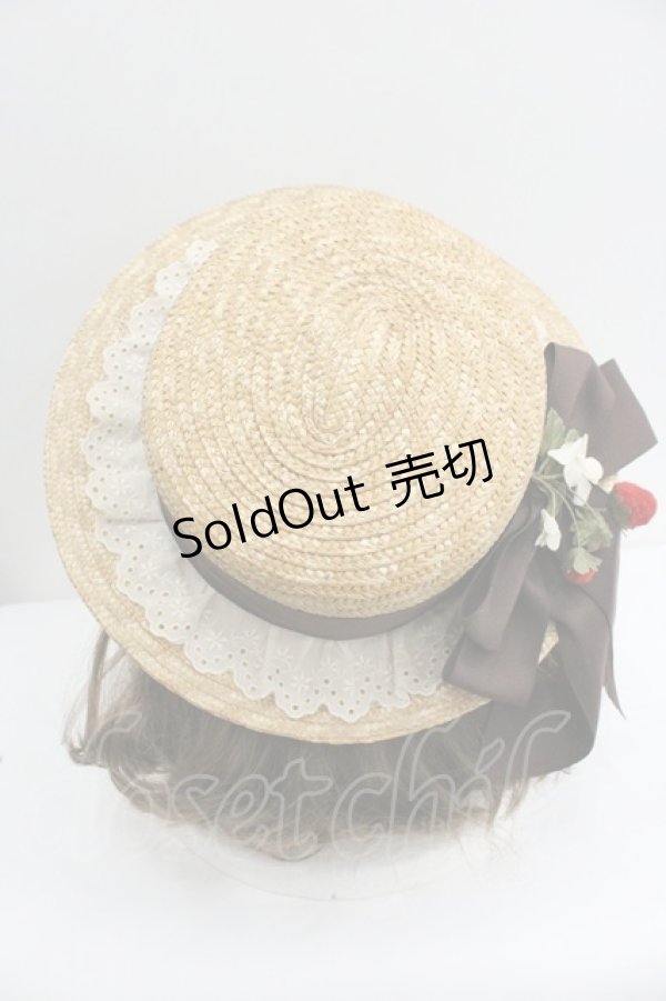 画像3: Innocent World / ストロベリーハット  ブラウン I-26-01-27-028-IW-AC-SA-ZI (3)