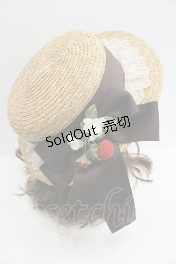 画像4: Innocent World / ストロベリーハット  ブラウン I-26-01-27-028-IW-AC-SA-ZI (4)