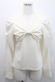 画像1: axes femme / 2WAYリボントップス  アイボリー I-26-01-29-004-AX-TO-SA-ZI (1)