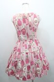 画像2: Emily Temple cute / ネイルポリッシュ柄ジャンパースカート  ピンク I-26-01-29-033-0-OP-TE-ZI (2)