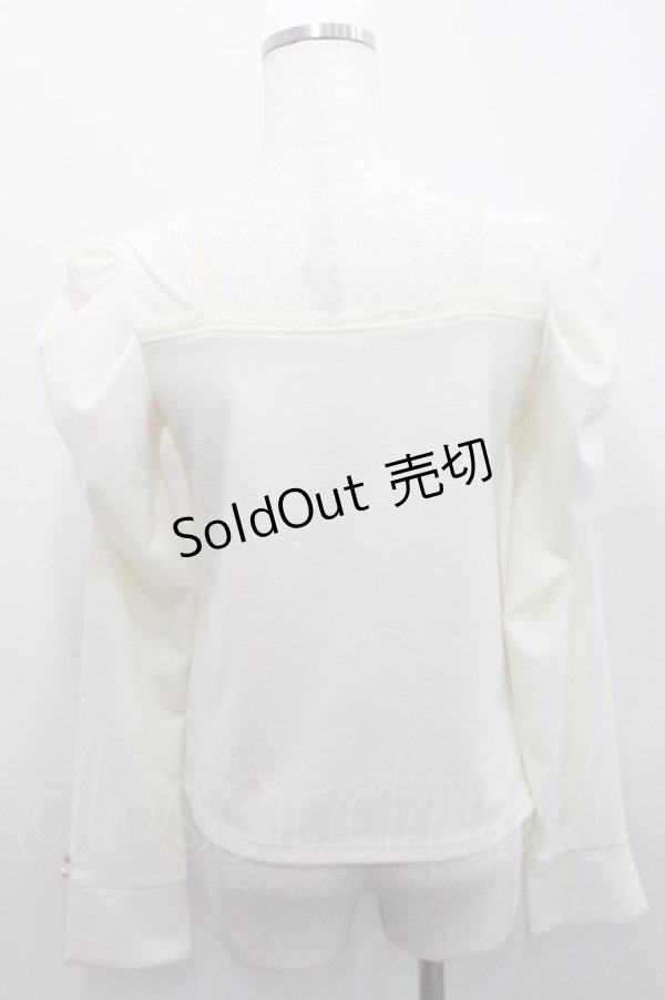 画像2: axes femme / 2WAYリボントップス  アイボリー I-26-01-29-004-AX-TO-SA-ZI (2)