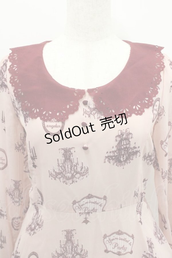 画像3: an another angelus / シャンデリアプリントワンピース F ピンク I-26-01-29-037-CA-OP-TE-ZI (3)