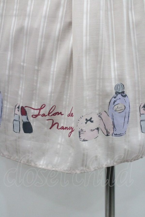 画像3: Fi.n.t / コスメプリントシアーストライプワンピース F ベージュ I-26-01-29-039-CA-OP-TE-ZI (3)