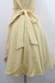 画像3: axes femme / サイドリボン&レースノースリーブワンピース  イエロー I-26-01-29-044-AX-OP-SA-ZI (3)