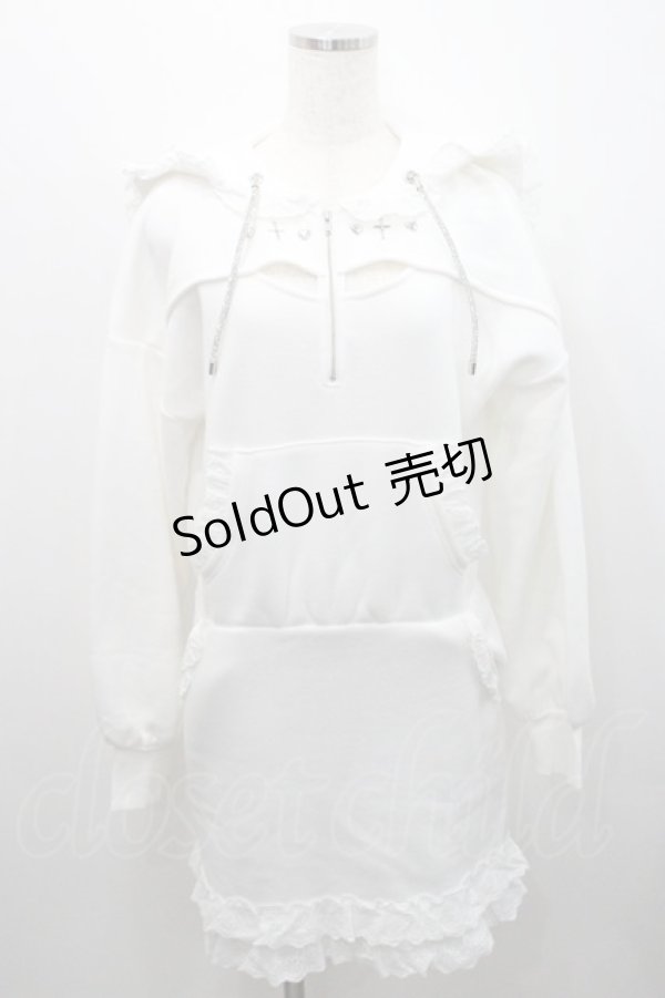 画像1: Ank Rouge / セーラータイトカットワンピース  白 I-26-01-29-050-CA-OP-SA-ZI (1)