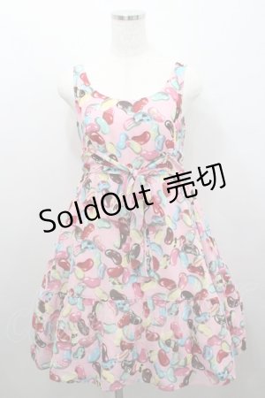 画像: MILK / ジェリービーンズドレス  ピンク I-26-01-29-052-ML-OP-SA-ZI