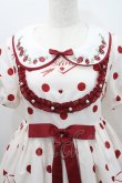 画像3: To Alice / Strawberry Partyワンピース S アイボリーＸ赤 I-26-01-29-054-LO-OP-SA-ZI (3)