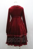 画像2: Virally / hsベロア2WAYワンピース S ボルドー I-26-01-29-055-EL-OP-SA-ZI (2)