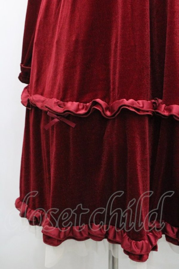 画像4: Virally / hsベロア2WAYワンピース S ボルドー I-26-01-29-055-EL-OP-SA-ZI (4)