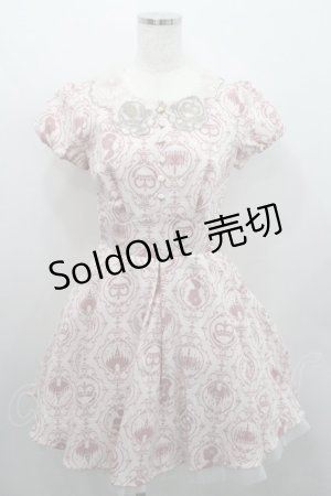 画像: Secret Honey / プリンセス柄ワンピース 2 ピンク I-26-01-29-057-CA-OP-TE-ZI