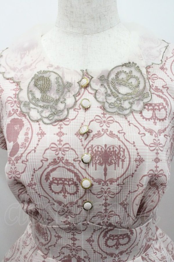 画像3: Secret Honey / プリンセス柄ワンピース 2 ピンク I-26-01-29-057-CA-OP-TE-ZI (3)