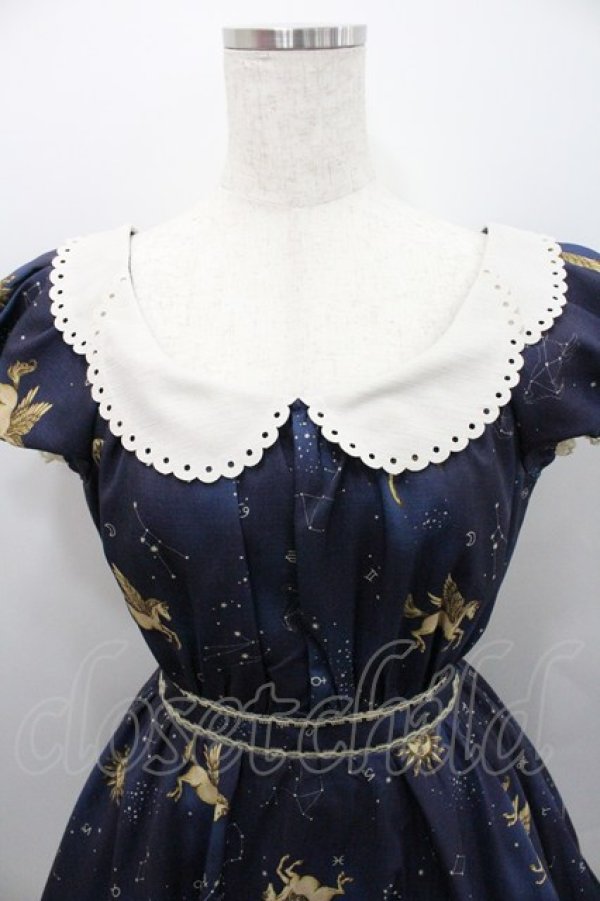 画像3: Secret Honey / ホロスコープ星座柄ワンピース 2 ネイビー I-26-01-29-058-CA-OP-TE-ZI (3)