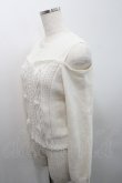 画像3: axes femme POETIQUE / メニーリボン肩あきニットプルオーバー  アイボリー I-26-01-29-007-AX-TO-SA-ZI (3)