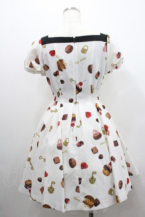 画像2: Secret Honey / スイーツ柄ビスチェワンピース 2 オフ I-26-01-29-064-CA-OP-TE-ZI (2)