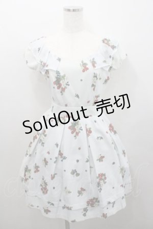 画像: Secret Honey / ベリー柄ワンピース 2 サックス I-26-01-29-067-CA-OP-TE-ZI