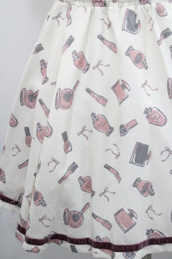 画像3: Secret Honey / コスメ総柄ノースリーブワンピース 2 アイボリー I-26-01-29-069-CA-OP-TE-ZI (3)