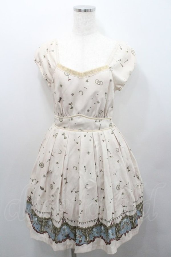 画像1: Secret Honey / サーカスプリントワンピース 2 アイボリー I-26-01-29-070-CA-OP-TE-ZI (1)