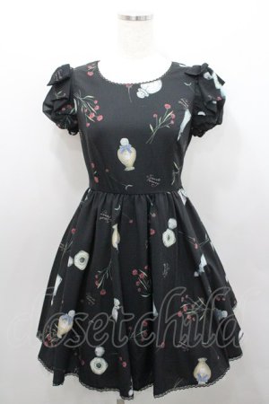 画像: Secret Honey / 香水瓶ワンピース 2 黒 I-26-01-29-073-CA-OP-TE-ZI