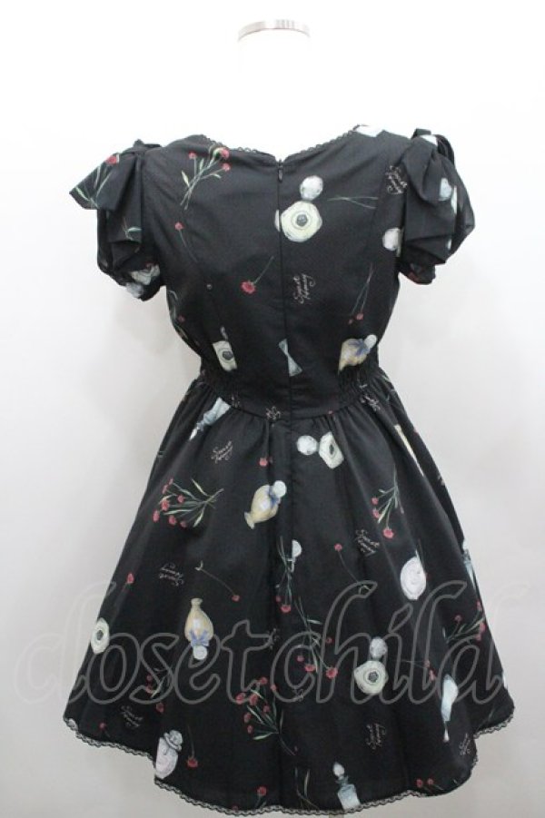 画像2: Secret Honey / 香水瓶ワンピース 2 黒 I-26-01-29-073-CA-OP-TE-ZI (2)