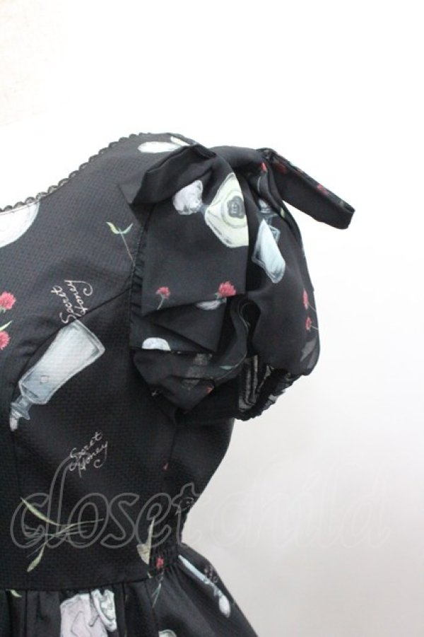 画像4: Secret Honey / 香水瓶ワンピース 2 黒 I-26-01-29-073-CA-OP-TE-ZI (4)